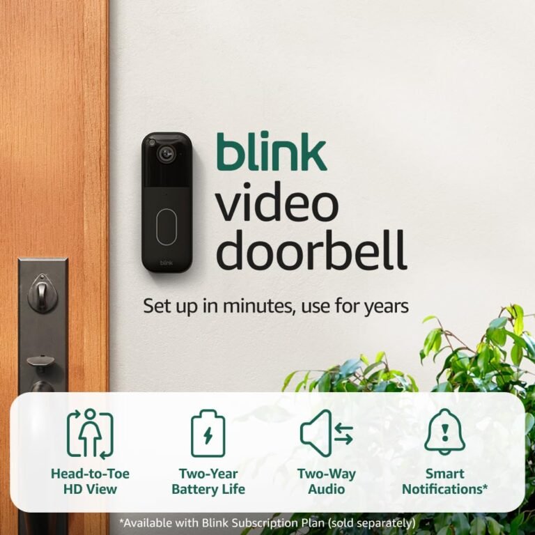 Is the Blink Video Doorbell Worth It in 2026? Battery Life, Alerts & Night Vision 4 61 so6myJUL. SL1000 HearthSide Picks