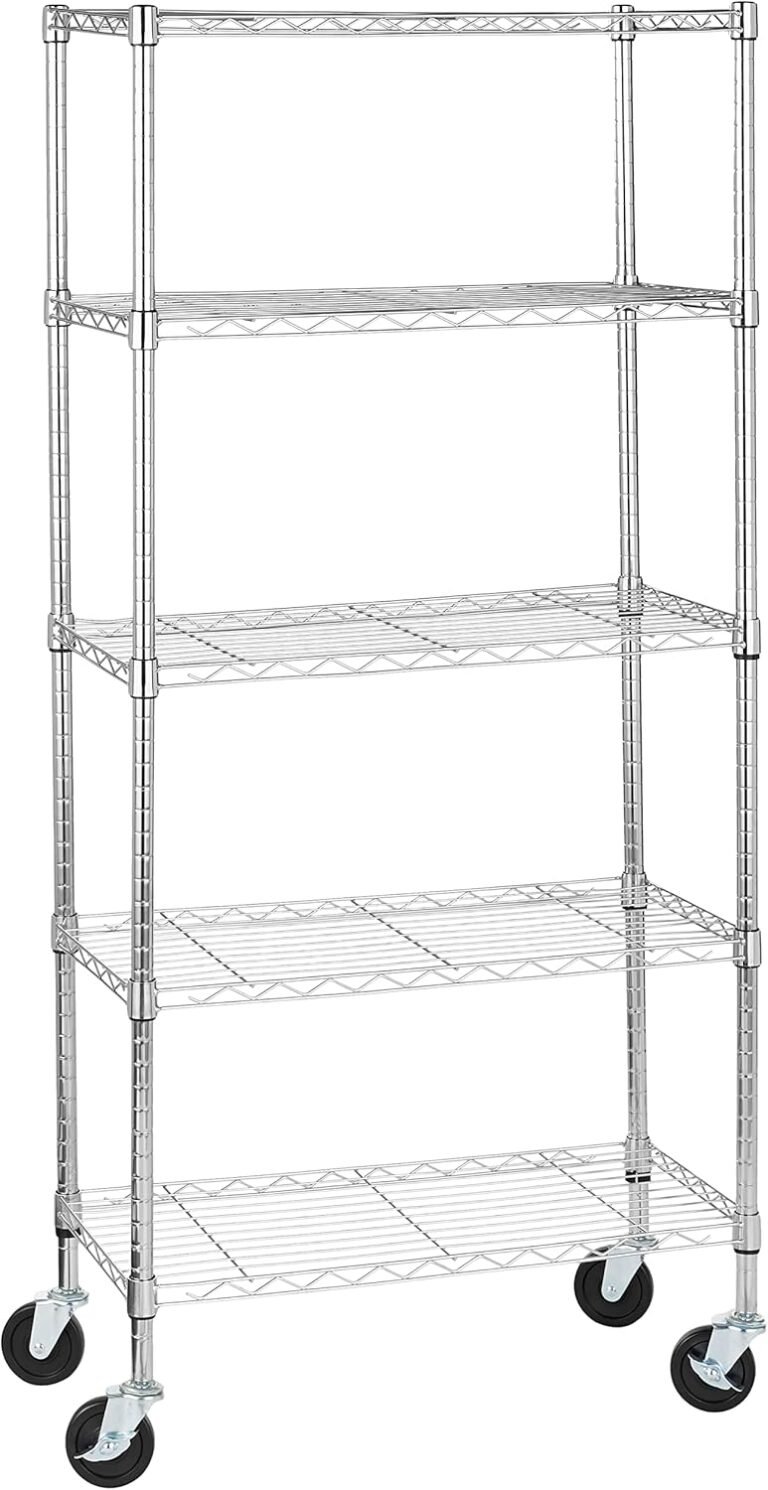 1500-lb Wire Shelving Rack Review: Amazon Basics 5-Shelf Unit (With Wheels) 13 71ncVq3yE9L. AC SL1500 HearthSide Picks
