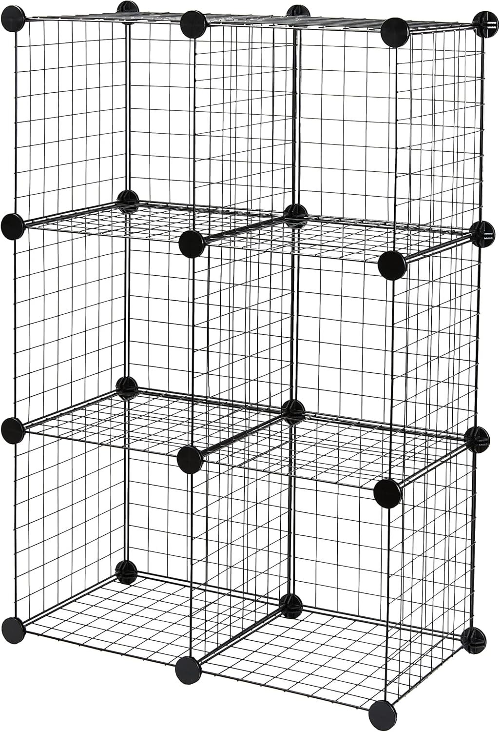 Whitmor 36-pair over-the-door shoe organizer with metal mesh tiers for vertical closet and entryway storage