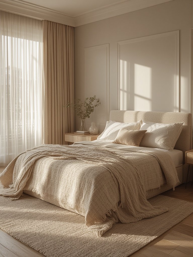 boucle bed frame - Illustration 3