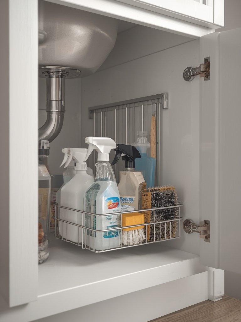 wall caddy in action