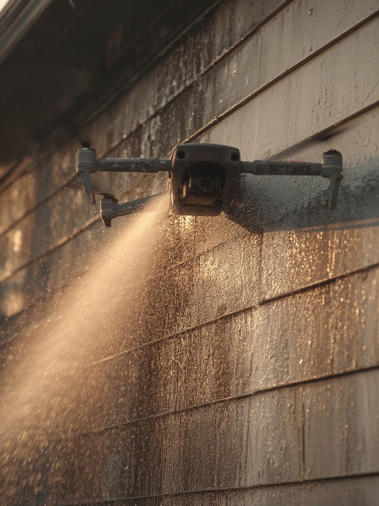 drone power washer - Illustration 2