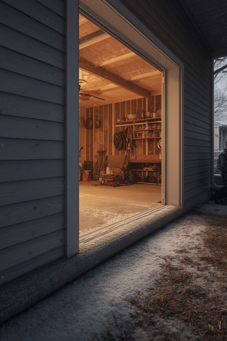 garage door draft blocker