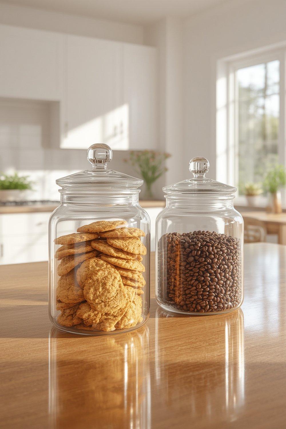 glass jar product view