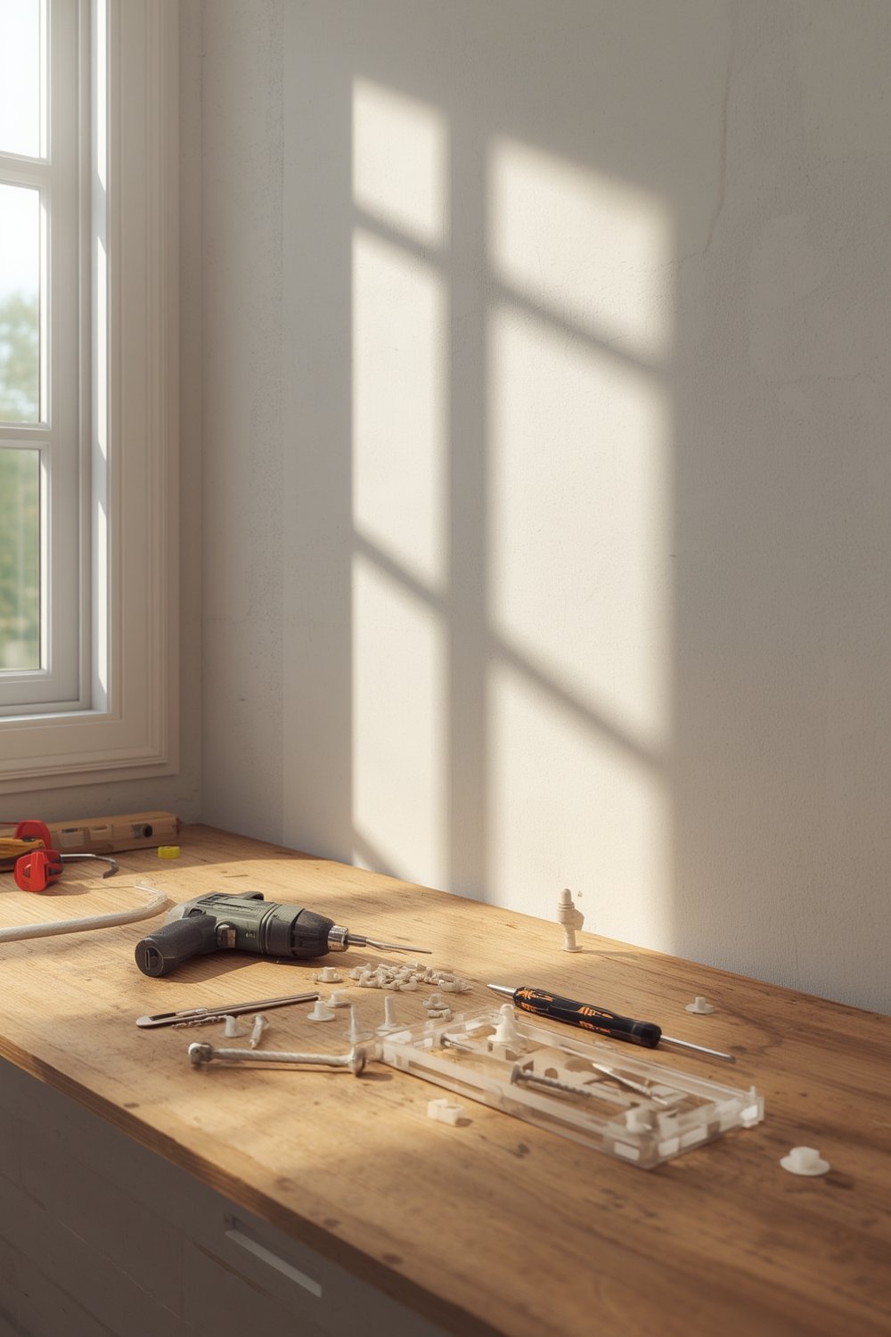 how to install plastic drywall anchors