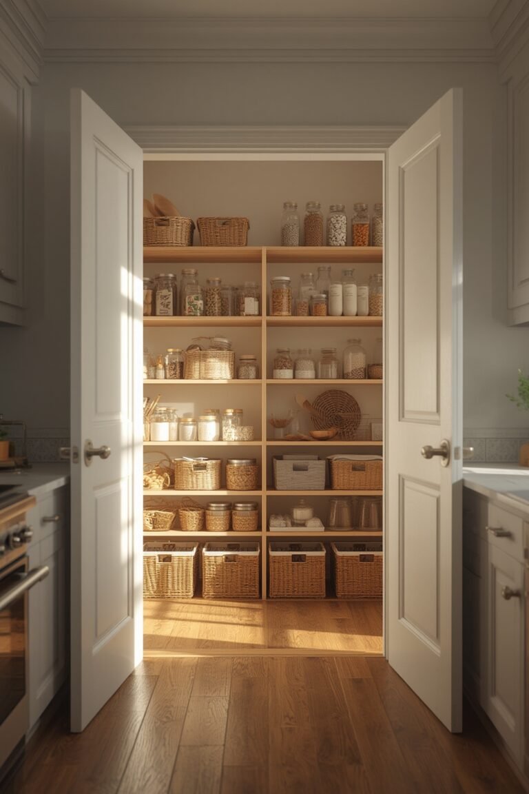 how to organize kitchen pantry