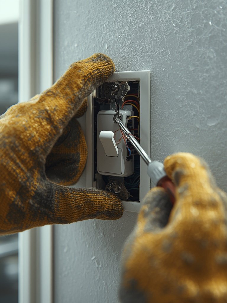 how to replace a light switch - Illustration 2