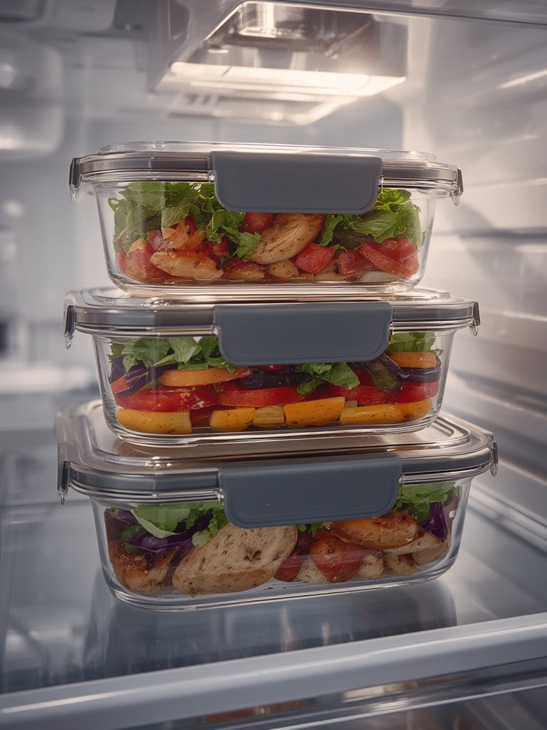 glass containers in action