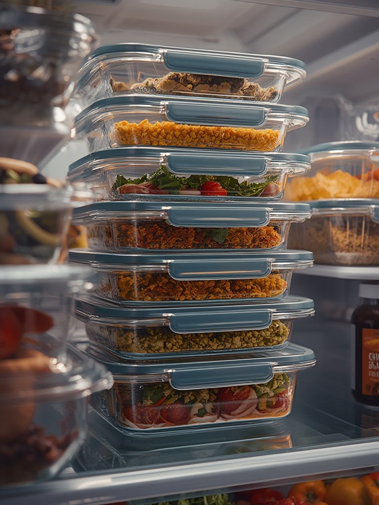 glass containers in action