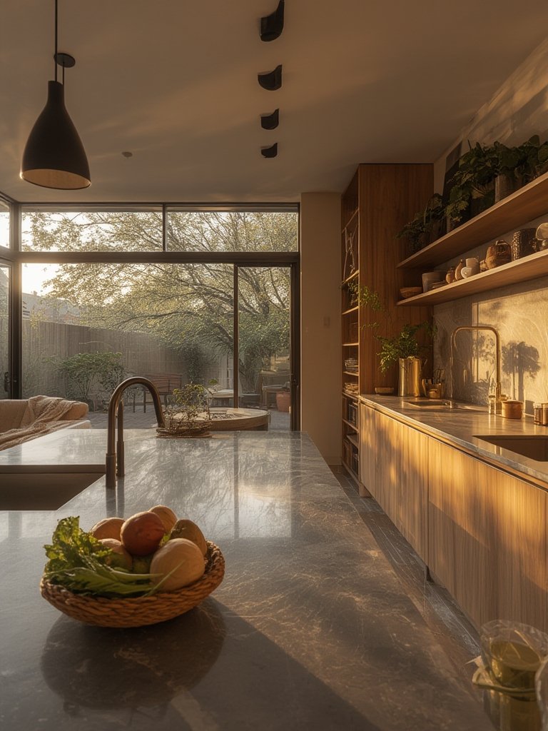 organic modern kitchen - Illustration 3