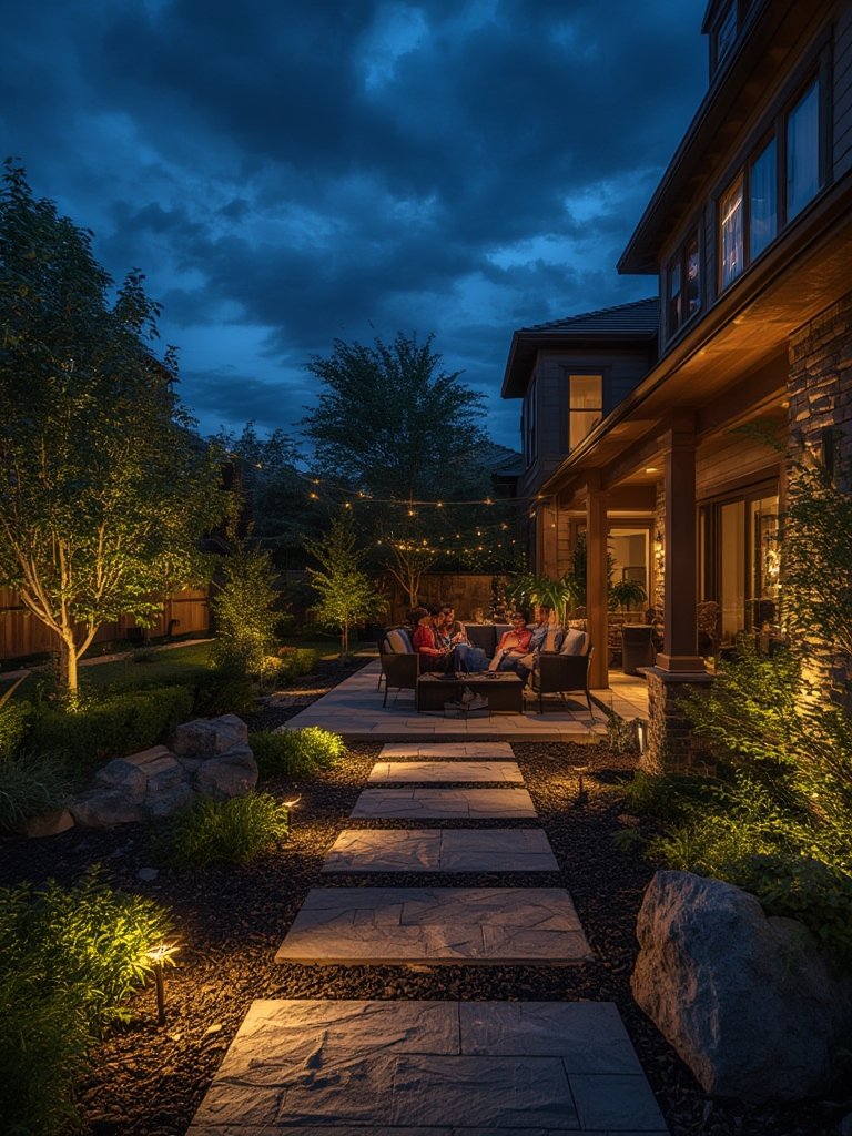 permanent outdoor lights - Illustration 3