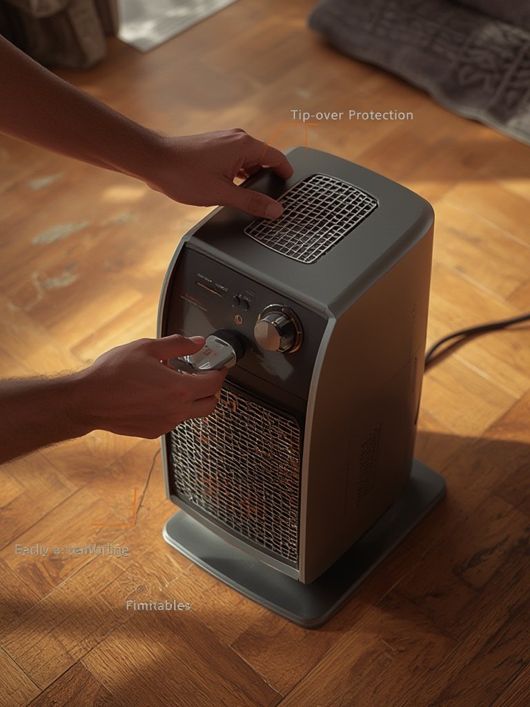 portable heater - Illustration 2