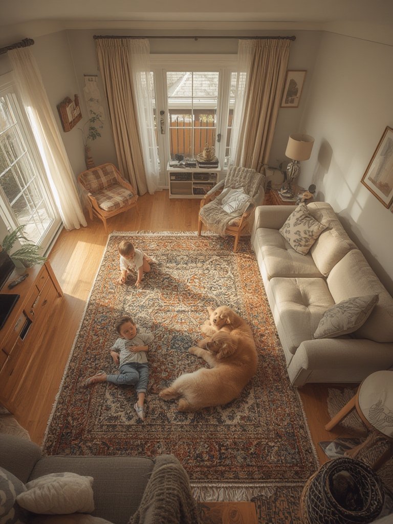 Tumble Rug: A Cleaner Home Without Stressing Over Spills, Pet Hair, or Muddy Footprints 4 tumble rug - Illustration 3