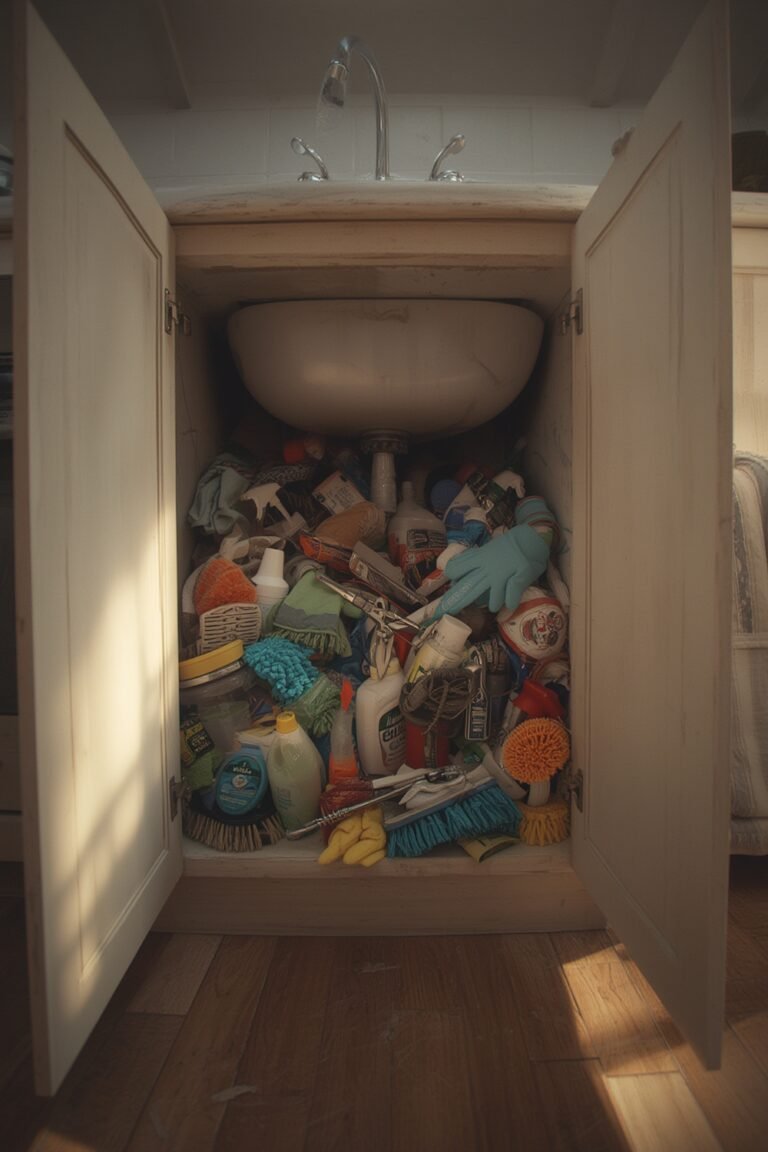 under kitchen sink storage ideas