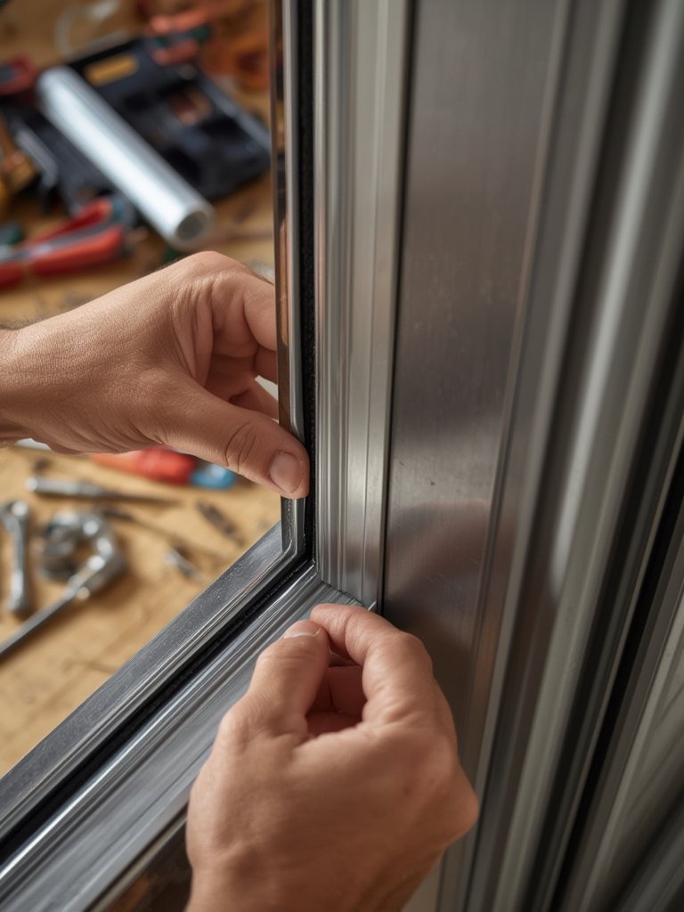 weather stripping for metal exterior doors - Illustration 2