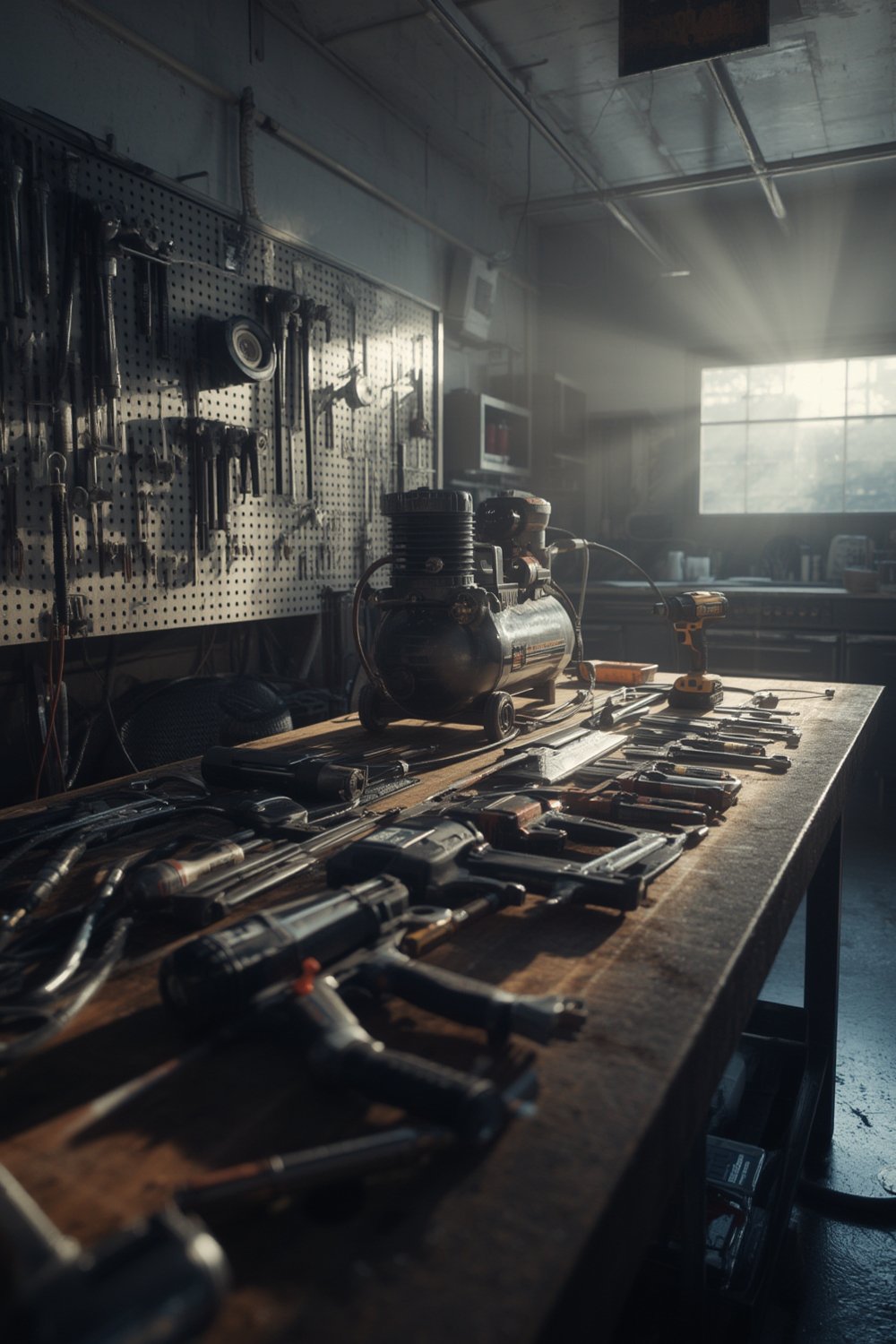 what do pneumatic tools run on