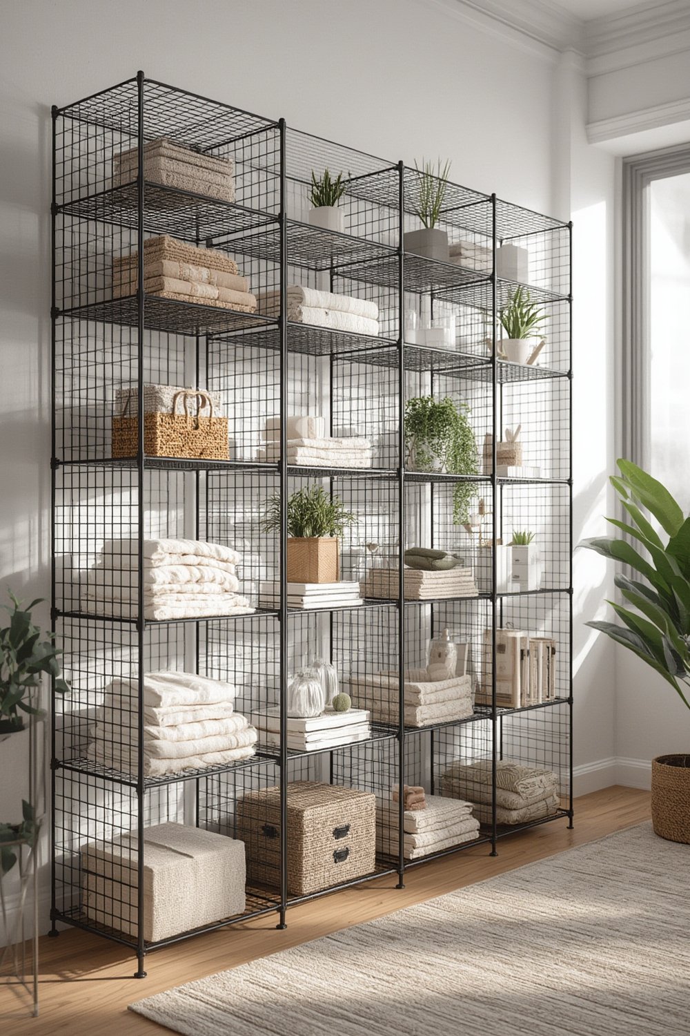 Whitmor 36-Pair Over-the-Door Shoe Organizer Review: Vertical Storage for Small Spaces 1 wire cubes product view