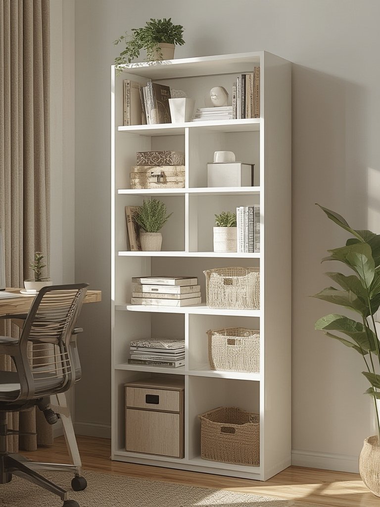 bookshelf storage in action