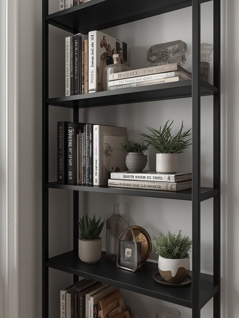 bookshelf organizer in action
