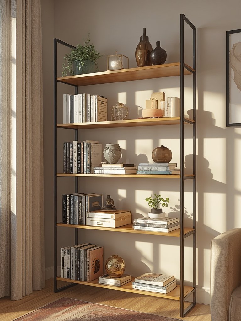 bookshelf storage in action