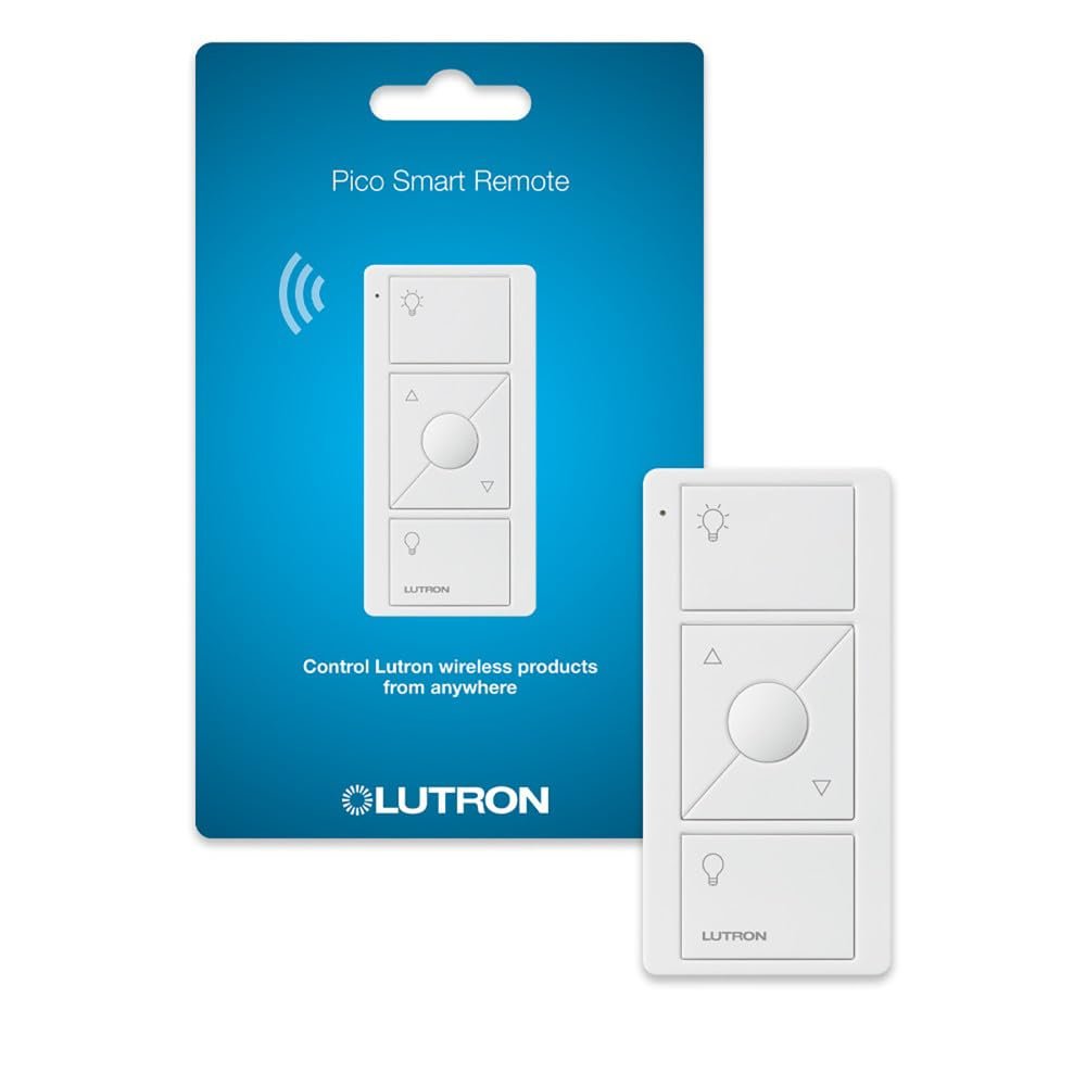 Lutron Pico Remote for Caseta dimmers wireless lighting control remote light switch with dimming and presets up to 10-year battery life