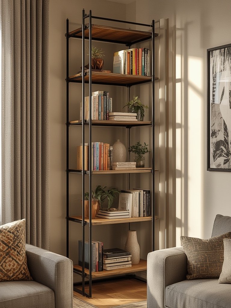 bookshelf storage in action