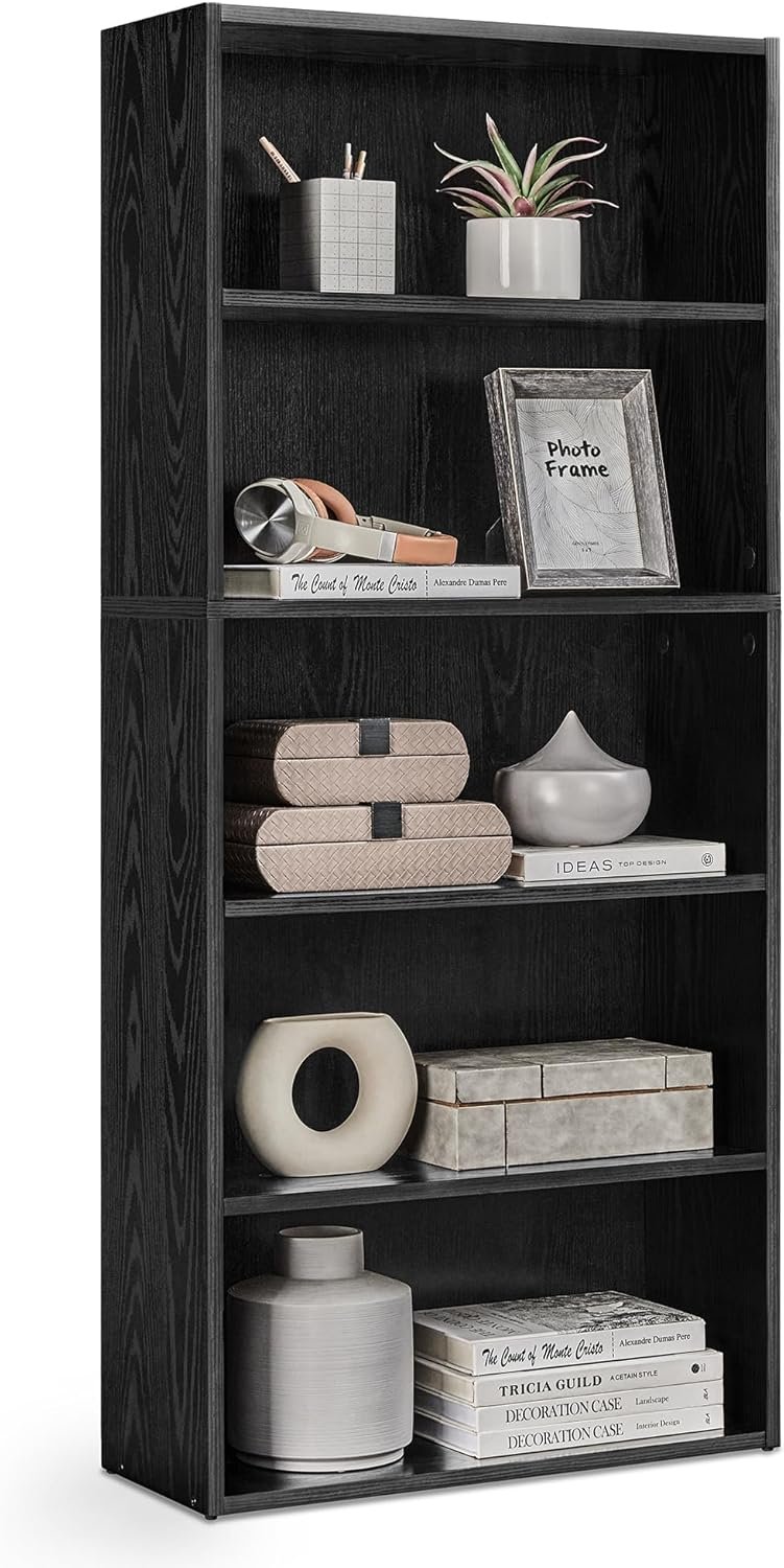 VASAGLE CUSTOS 5-Tier Bookshelf Review for Small Spaces 22 HearthSide Picks