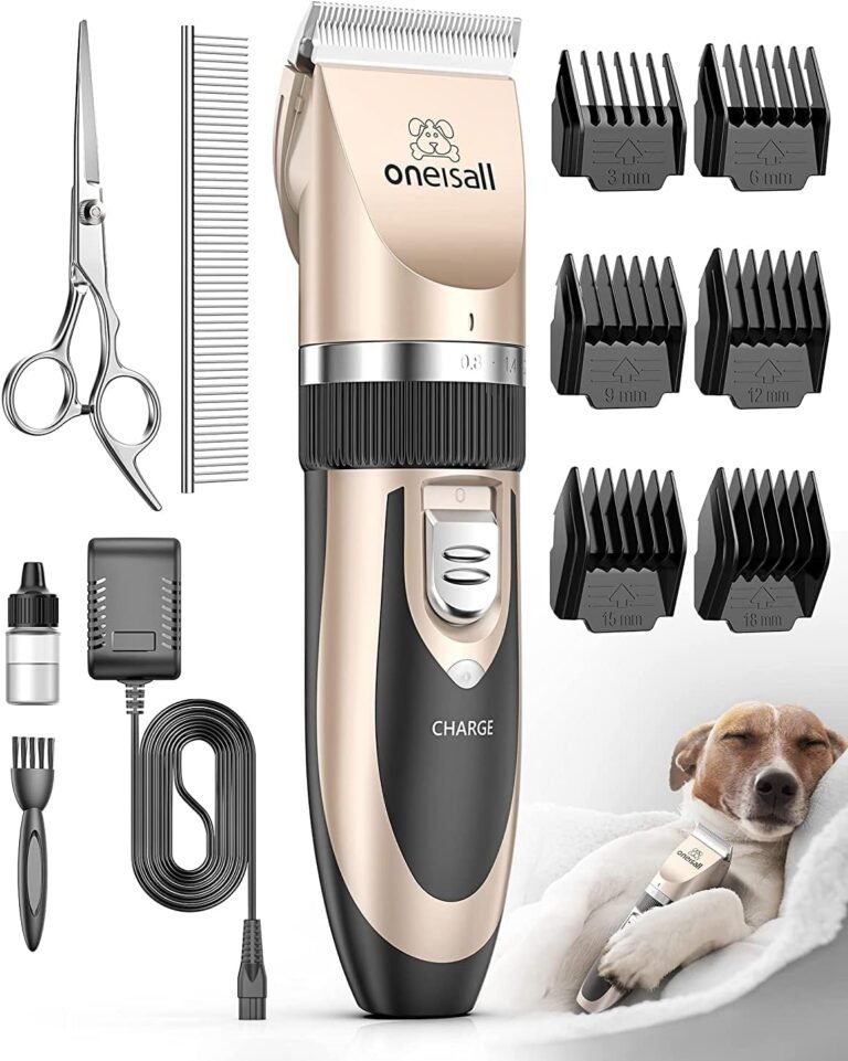 oneisall Dog Clipper: Quiet Home Grooming That Won’t Snag Fur or Freak Out Nervous Pets 13 71ntBUTlBLL. AC SL1500 HearthSide Picks