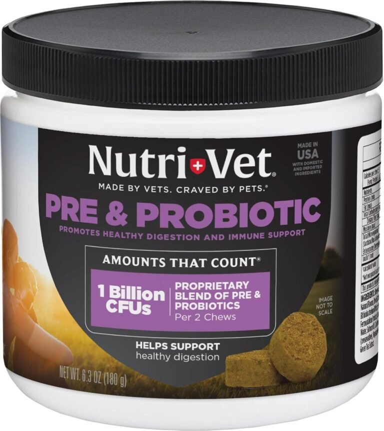 Nutri-Vet Pre & Probiotics for Dogs: Does It Really Help with Upset Stomachs? 4 71r5wRcKiL. AC SL1500 HearthSide Picks