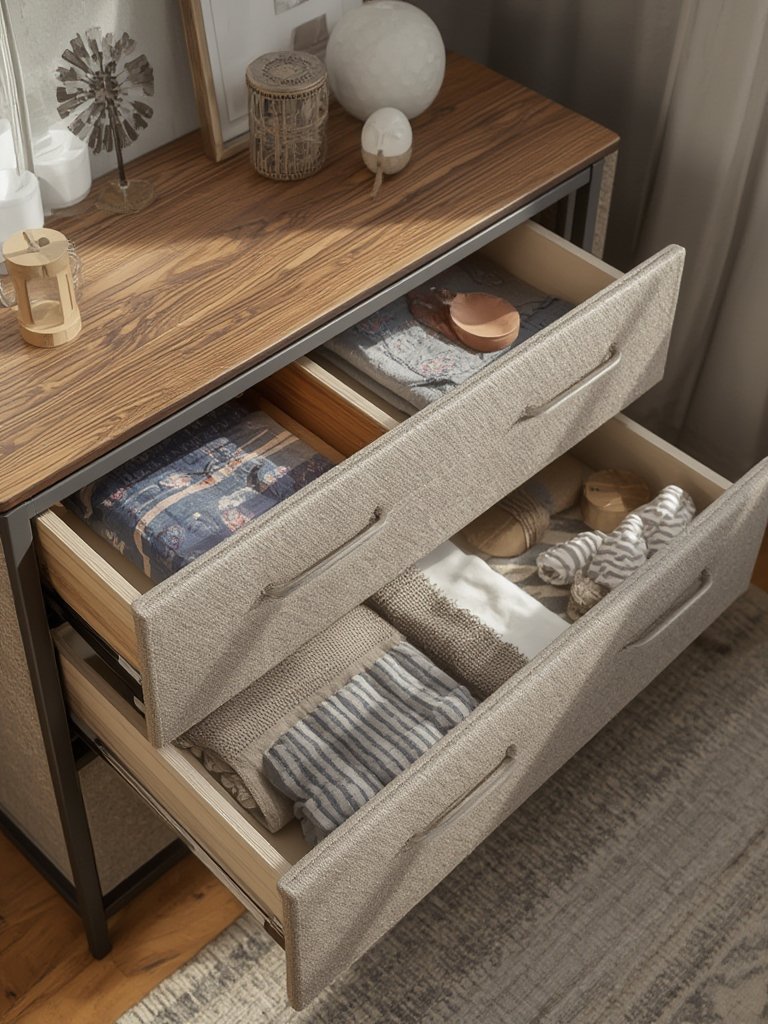 bedroom dresser in action