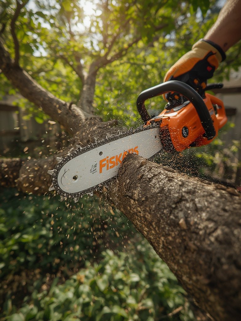 replacement blade in action