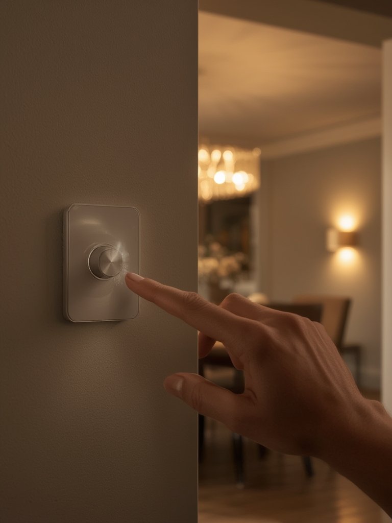 Dimmer switch in action