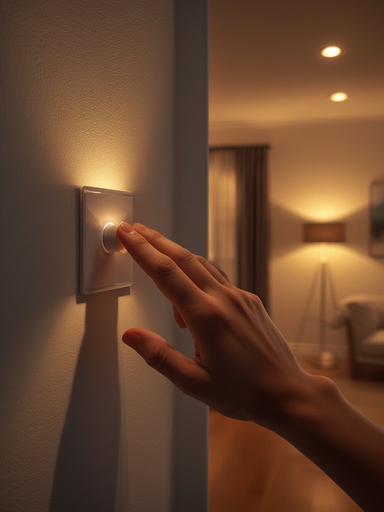 Lutron Ariadni/Toggler LED+ Dimmer Switch Review: Flicker-Free LED Light Control 2 Dimmer switch in action