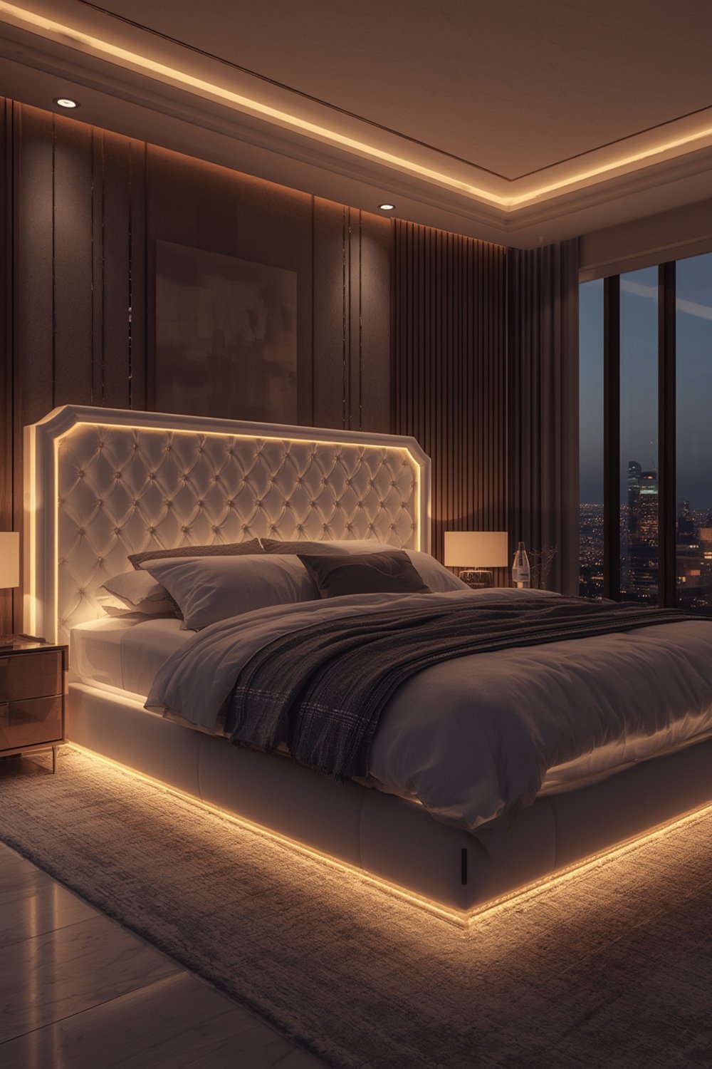 GREENSTELL Queen LED Headboard Review: Worth It? 1 LED headboard product view