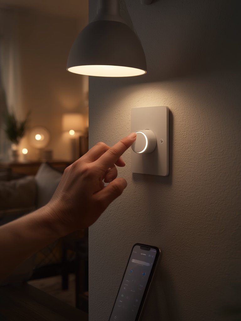 smart dimmer in action