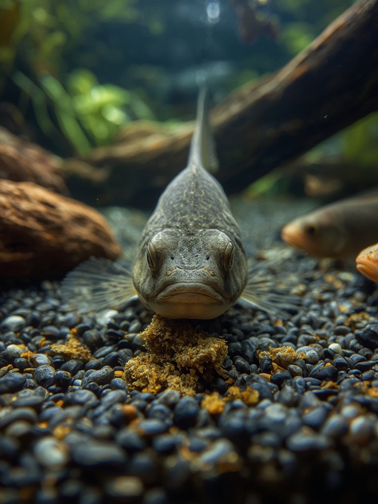 pleco wafers in action