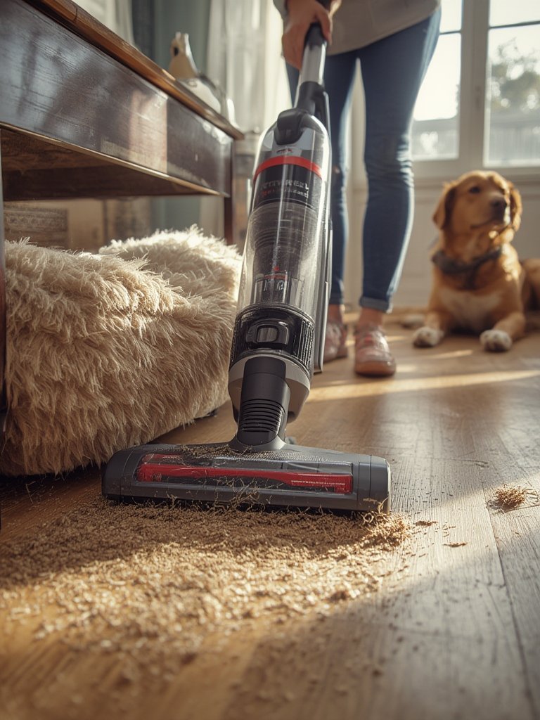 Should You Buy the Bissell Pet Hair Eraser Allergen Lift-Off for Pet Hair in 2026? 2 pet vacuum in action