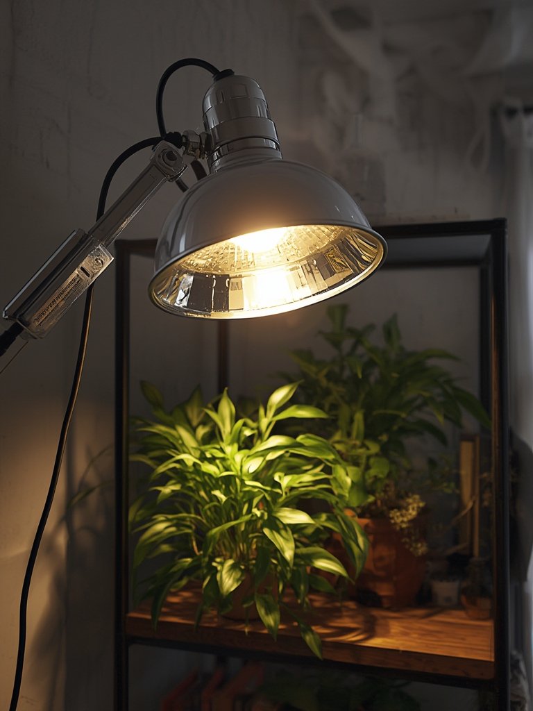 clamp lamp in action