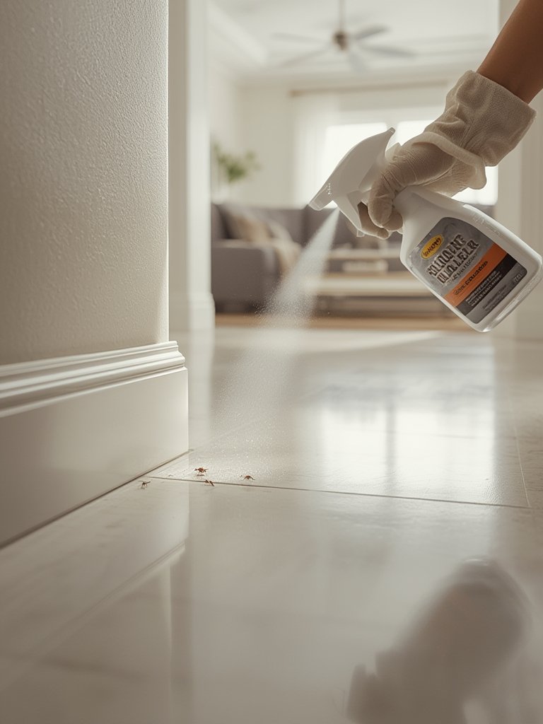 roach killer in action