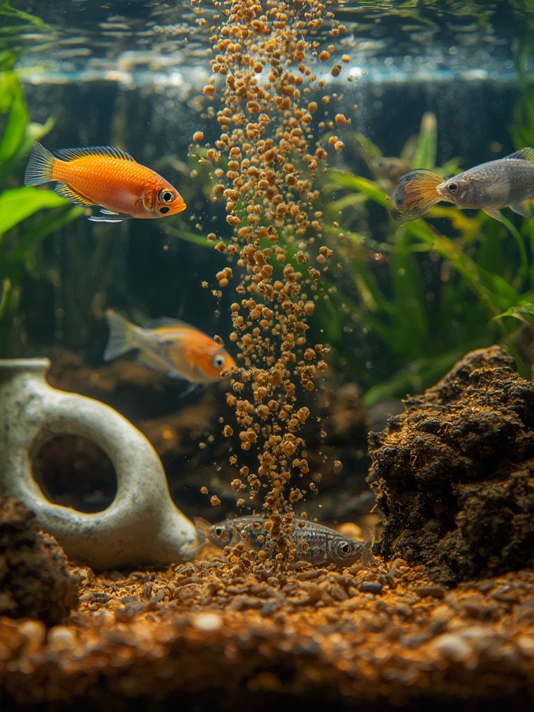 tropical fish in action