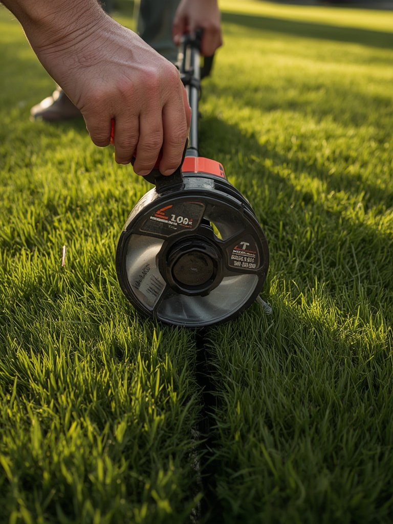 trimmer spool in action