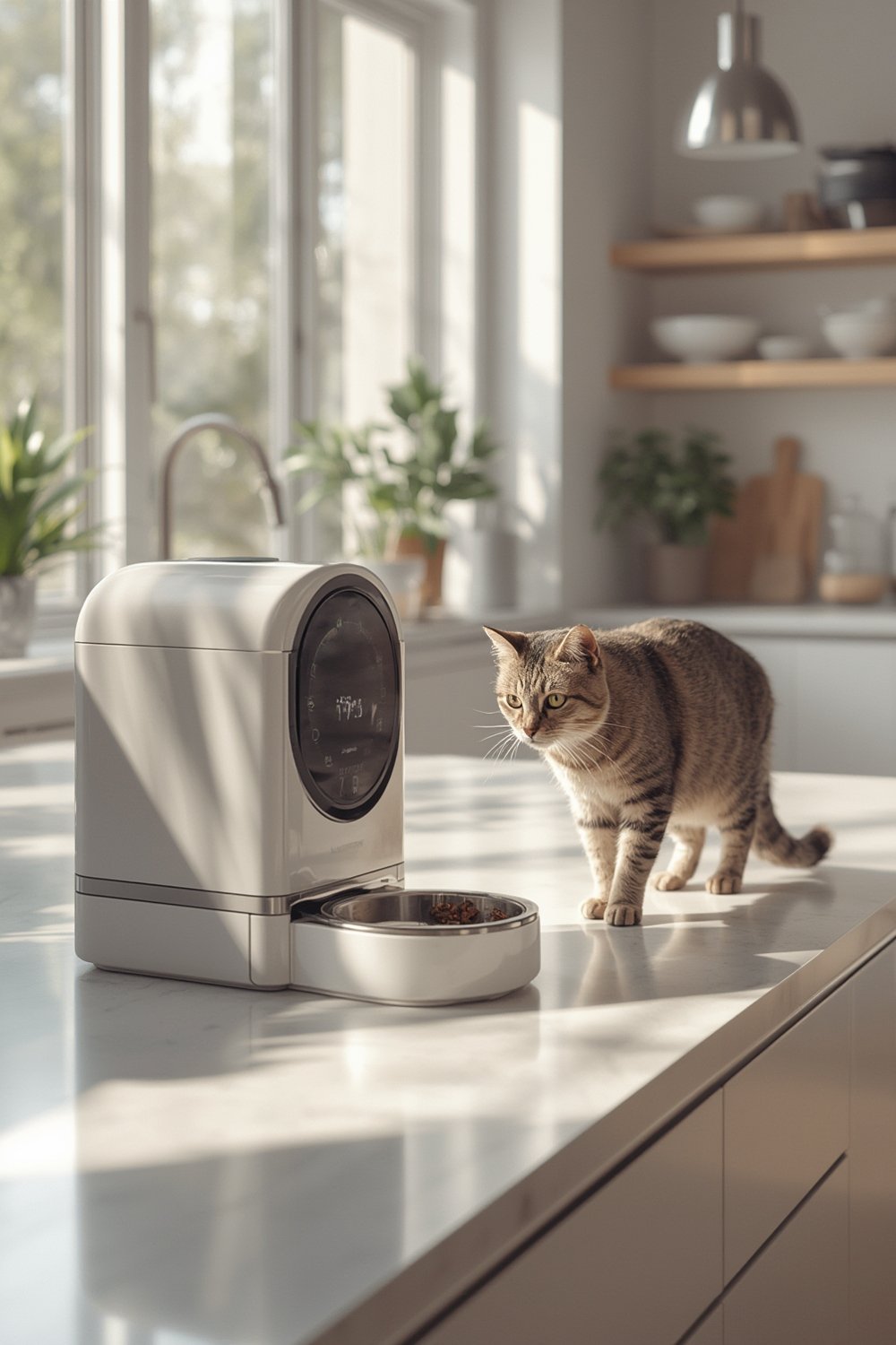 VOLUAS Automatic Cat Feeder Review: Better Meal Timing and Peace of Mind for Busy Pet Owners 1 automatic feeder product view
