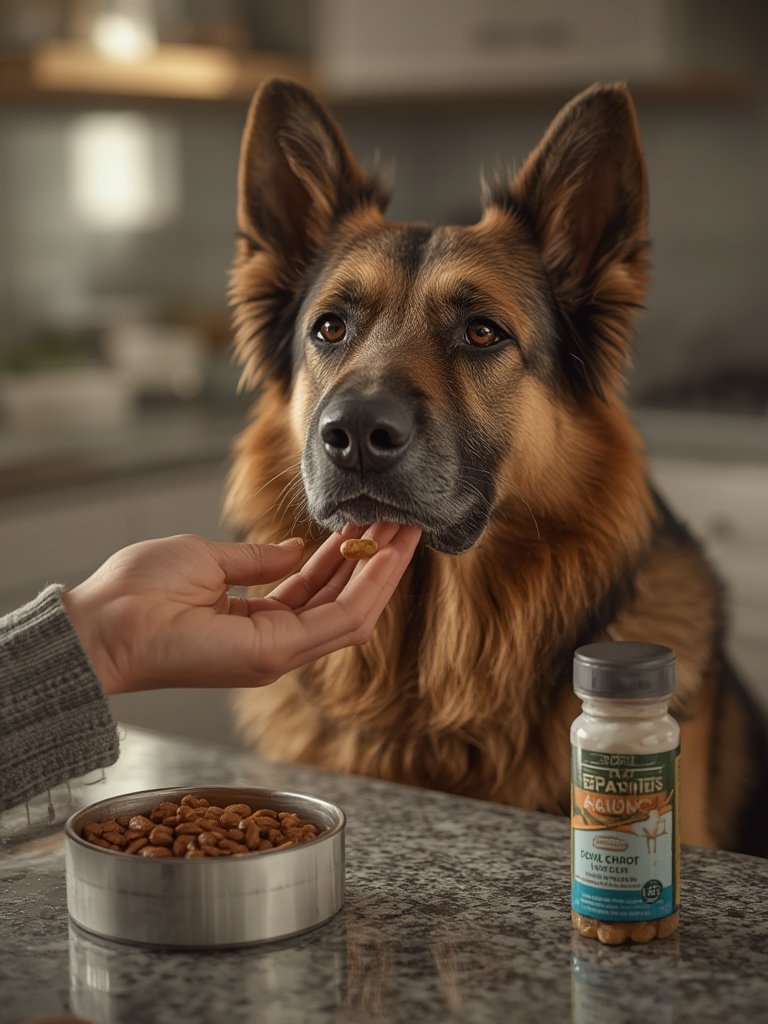 Should You Choose Nutramax Laboratories Cobalequin B12 Supplement for Your Medium to Large Dog? 2 dog supplement in action