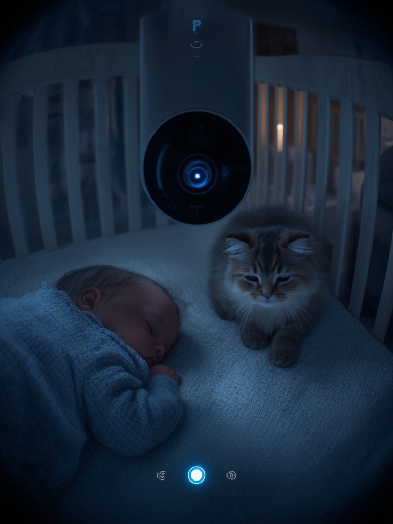 security camera in action