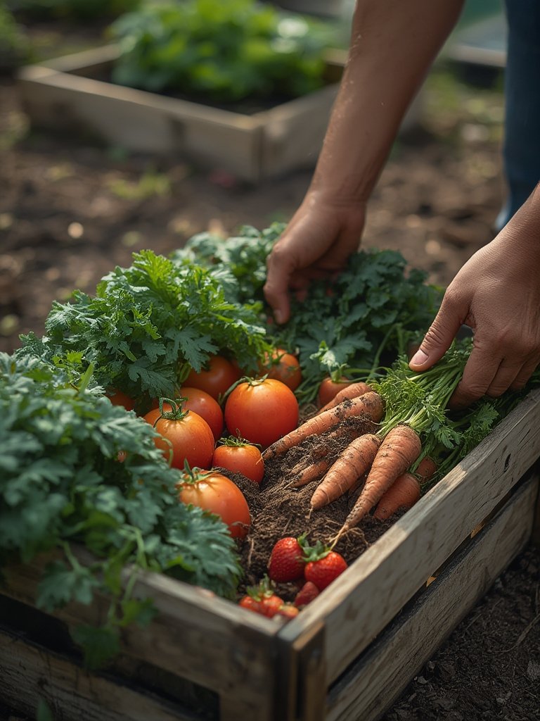 homestead gardening in action