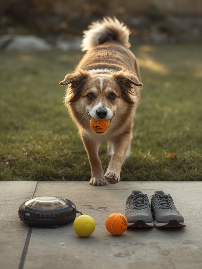 dog launcher in action