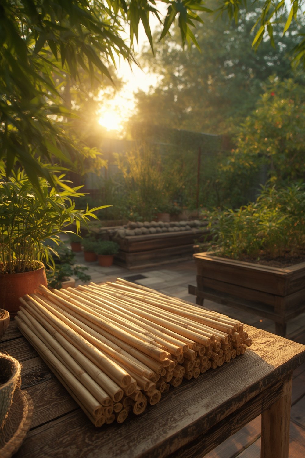 bamboo stakes product view