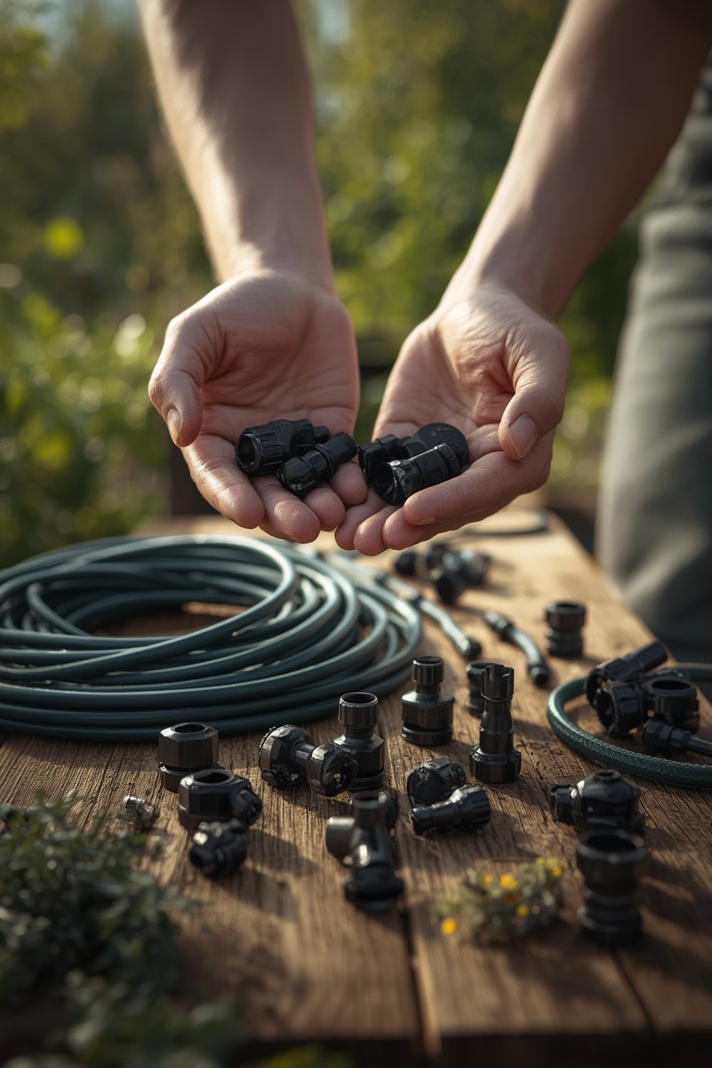 barbed tee product view