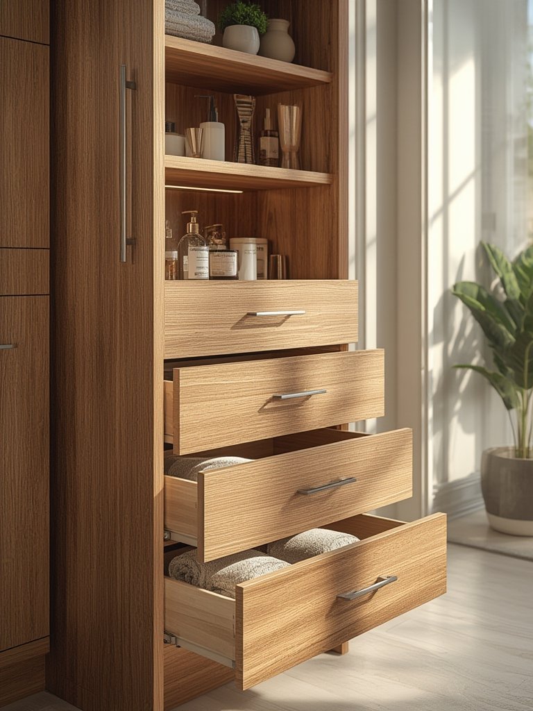 storage cabinet in action