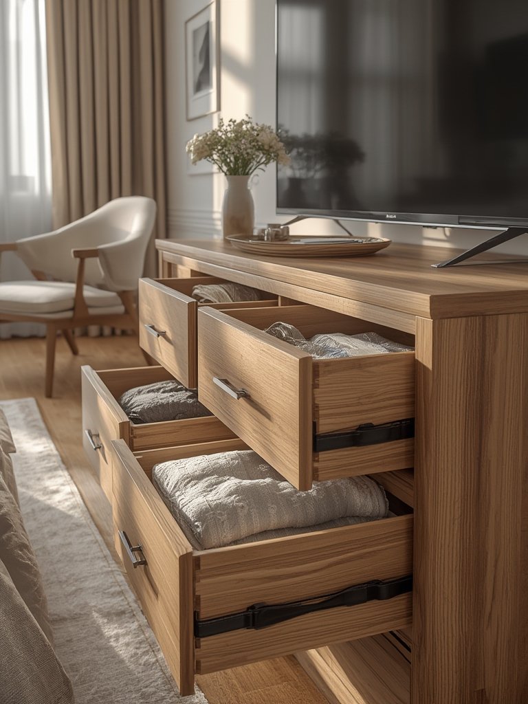 dresser nightstand in action